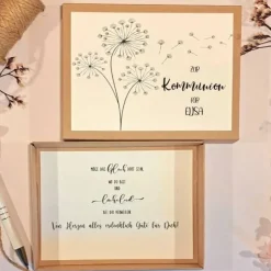 Personalisierte Geldgeschenkbox zur Kommunion – Geschenkidee für Mädchen & Jungen
