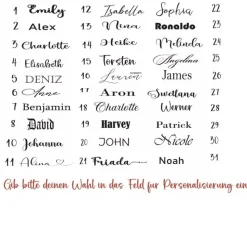 Personalisierte  Geschenk-  Deko Nachtlicht - Weihnachtgeschenk für alle Familien-Rentierfamilie-Schnee- Wald-