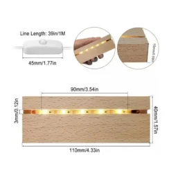 Personalisierte  Geschenk-  Deko Nachtlicht - Weihnachtgeschenk für alle Familien-Rentierfamilie-Schnee- Wald-