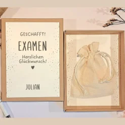 Personalisierte Geschenkbox zum Examen– Geldgeschenk zum bestandenen Abschluss