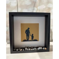 Personalisierte Geschenke Handmade: Maritimer Bilderrahmen für Vater und Sohn – Maritime Deko als Geschenkidee