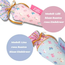 Personalisierte Geschwistertüte Einhorn – Kleine Schultüte mit Namen für den KiTa-Start