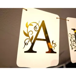 Personalisierte Girlande/ Banner/Wimpelkette/ Edlen Girlande