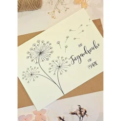 Personalisierte Glückwunschkarte zur Jugendweihe mit Name | Karte & Umschlag