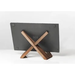 Personalisierte Grabstein & Gedenktafel aus Schiefer (30x20cm) mit Wunschgravur – Urnengrab, Grabschmuck & Fotogravur