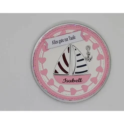 Personalisierte Gutscheinverpackung aus Metall, handgefertigt, Geschenk zur Taufe ,Geburt Kommunion-