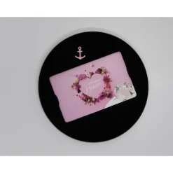 Personalisierte Gutscheinverpackung aus Metall, handgefertigt, Geschenk zur Taufe ,Geburt Kommunion-