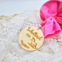 Personalisierte Holzanhänger | Schultüte | Schultütenanhänger | Holzanhänger zur Einschulung | Schulkind 2024