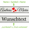 Personalisierte Kennzeichen Just Married / Grod g’heirat  – Hochzeitsauto Schild, Hochzeitsdeko Kennzeichen, Geschenk Br