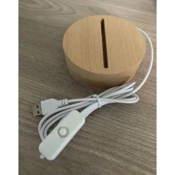 Personalisierte LED-Nachtlampe Waldtiere – Nachtlicht fürs Kinderzimmer mit Namen, Perfektes Geschenk zur Geburt, Taufe