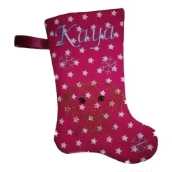 Personalisierte Nikolausstiefel mit Rhodesian Ridgeback Motiv