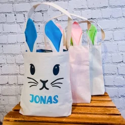 Personalisierte Ostertasche/Osterkörbchen mit Ohren