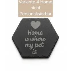 Personalisierte Schiefer-Untersetzer – Ein liebevolles Andenken für dein Haustier