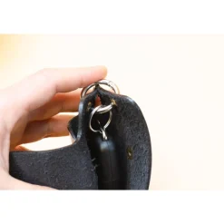 Personalisierte Schlüsseltasche aus Leder mit Gravur – Schlüssel Etui Auto – Handgemachtes Car Key Case Geschenk