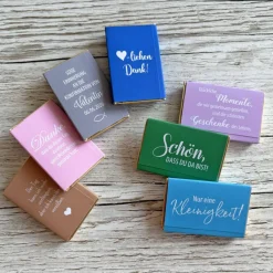 Personalisierte Schokolade als Gastgeschenk zur Konfirmation & Firmung mit Foto