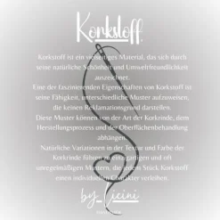 Personalisierte Schokoriegel Verpackung aus Korkstoff – Geschenkidee für Schokoladenliebhaber | byLicini