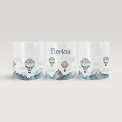 Personalisierte Spardose *Balloons* mit Name für Kinder / Geschenk zur Einschulung, Geburt und Taufe