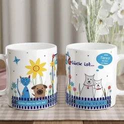Personalisierte Tasse für Tierarzt/Tierärztin mit Spruch – Geschenk für Tierfreunde, Hunde & Katzen