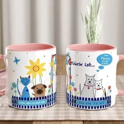 Personalisierte Tasse für Tierarzt/Tierärztin mit Spruch – Geschenk für Tierfreunde, Hunde & Katzen