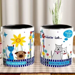 Personalisierte Tasse für Tierarzt/Tierärztin mit Spruch – Geschenk für Tierfreunde, Hunde & Katzen