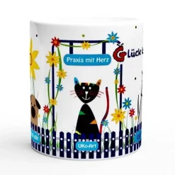 Personalisierte Tasse für Tierarzt/Tierärztin mit Spruch – Geschenk für Tierfreunde, Hunde & Katzen