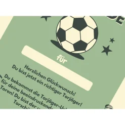 Personalisierte Urkunde für Fußballturniere und Fußballpartys – Einzigartiges Erinnerungsstück für alle Fußballfans