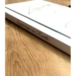 Personalisierte Zeugnismappe mit Name, rosa Marmor, Geschenk Einschulung, Schulkind, Zeugnisordner, Schulstart, Mappe