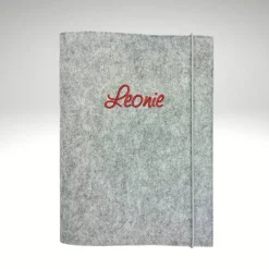 personalisierte Zeugnismappe Dokumentenmappe Filz Sichtbuch
