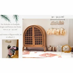 Personalisierter Adventskalender für Kinder aus Holz | Geschenk zur Adventszeit | Weihnachten