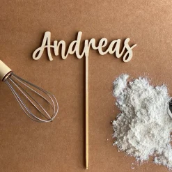 Personalisierter Caketopper mit deinem Wunschnamen