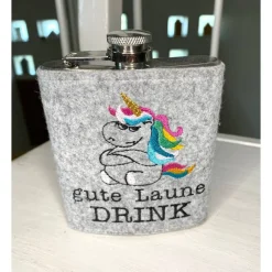 personalisierter Flachmann, witziges Geschenk