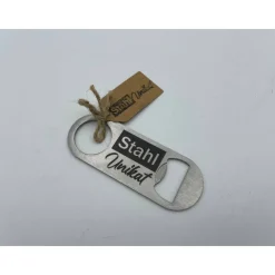 Personalisierter Flaschenöffner -  Edelstahl Schlüsselanhänger