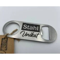Personalisierter Flaschenöffner -  Edelstahl Schlüsselanhänger