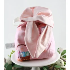 Personalisierter Geschenkbeutel für Ostern für Erwachsene „Ei feel good“ - Rosa