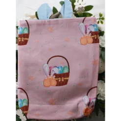 Personalisierter Geschenkbeutel für Ostern für Erwachsene „Ei feel good“ - Rosa