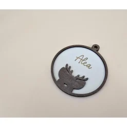 Personalisierter Geschenk Anhänger Weihnachtsbaum Holzanhänger Christbaum Tannenbaum Weihnachtskugel mit Name