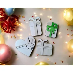 Personalisierter Geschenkkarten-/Gutscheinkartenhalter Holz | mit Gravur | Herzform, Querformat oder Hochkant | Geschenk