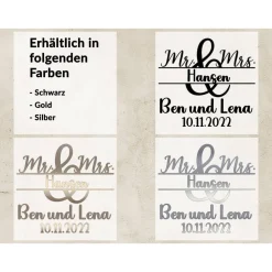 Personalisierter Leuchtrahmen MIT TIMER Geschenk zur Hochzeit, Jahrestag, Beziehung, Partnerschaft