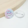 Personalisierter Namensbutton Pin Katze | 32 mm | Namensanstecker Geschenke Party