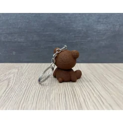 Personalisierter Schlüsselanhänger mit Namen – Teddy Bär – Geschenk für Kinder & Einschulung