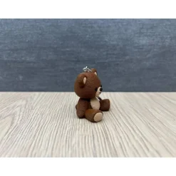 Personalisierter Schlüsselanhänger mit Namen – Teddy Bär – Geschenk für Kinder & Einschulung