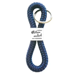 personalisierter Schlüsselanhänger für Patenonkel, Segeltau 34 Farben