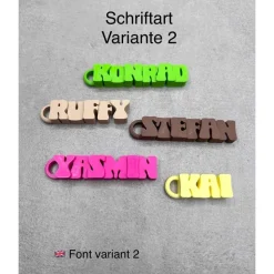 Personalisierter Schlüsselanhänger mit Namen – Hasen Anhänger – Namen Schlüsselanhänger, Geschenkidee, Ostern