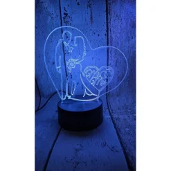 Personalisiertes Acrylglas Herz zur Hochzeit mit Wunschgravur – Unvergessliches Geschenk für Brautpaare