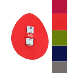 Personalisiertes Filzei rund mit Einstecklasche in verschiedenen Farben - Geldgeschenkverpackung zu Ostern mit Name