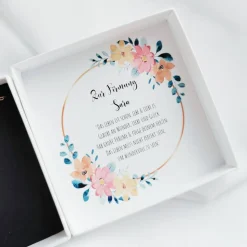 Personalisiertes Firmung Geschenk Mädchen – Armband mit personalisierter Geschenkbox