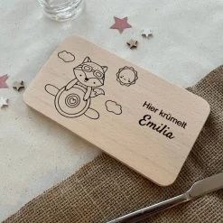 Personalisiertes Frühstücksbrettchen Kinder -  Geschenkidee Geburt - Patenkind Taufgeschenke - Geschenk Kindergeburtstag