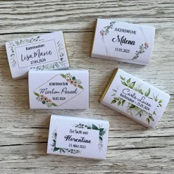 Personalisiertes Gastgeschenk zur Konfirmation & Firmung | Vollmilch Schokotäfelchen mit individueller Banderole