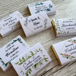 Personalisiertes Gastgeschenk zur Einschulung | Schokolade mit Namen & Datum zum Schulanfang