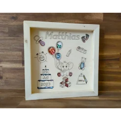 Personalisiertes Geburtsgeschenk / Babygeschenk